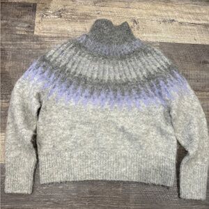 Banana Republic Alpaca Fair Isle Sweater Women’s Size Medium